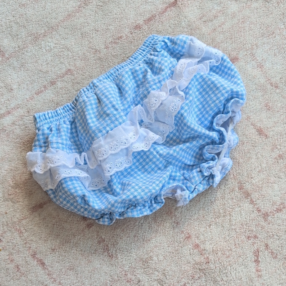 Sesame Street Blue and White Baby Bloomers